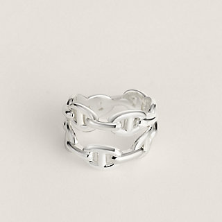 【HERMES】Chaine d'ancre Enchainee ロングネックレス シルバー エルメス Hermes HERMES ネックレス CHAINE D'ANCRE